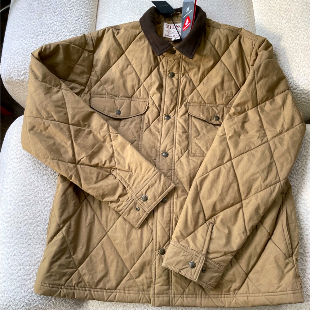 FILSON Mens Quilted Shirt Jacket with Primaloft NWT